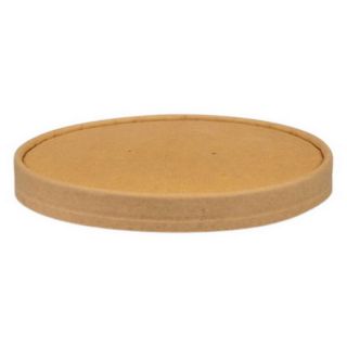 Kraft Paper Lid for Hot and Cold Food Bowls - Waterproof and Greaseproof