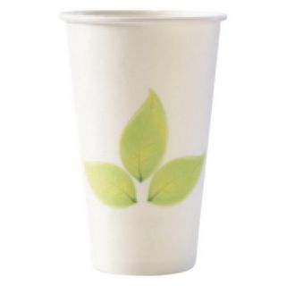 16oz Eco-Friendly Leaf Single Wall Cup