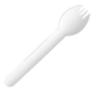 Eco-Friendly Biodegradable Kraft Paper Cake Spork