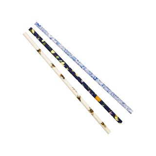 Eco-Friendly Red Stripe Paper Straws for Cocktails and Smoothies.