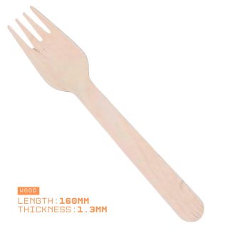 Natural Birch Cutlery - Compostable and Splinter-Free