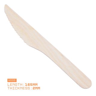 Eco-Friendly Wooden Cutlery with 2mm Thickness