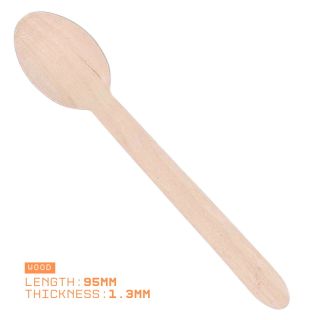 Eco-Friendly Mini Spoon for Dessert and Sampling